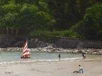 Red sails at Oxwich